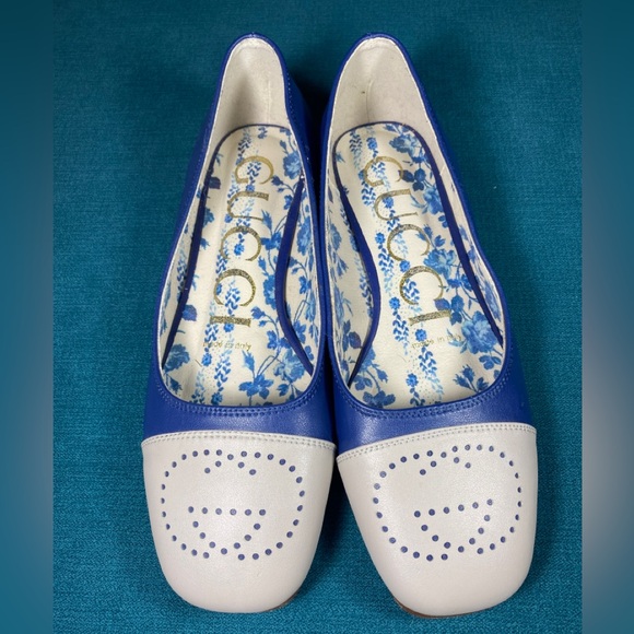 Size 7 - Women’s GUCCI Leather Ballet Flat floral insoles - Picture 5 of 10